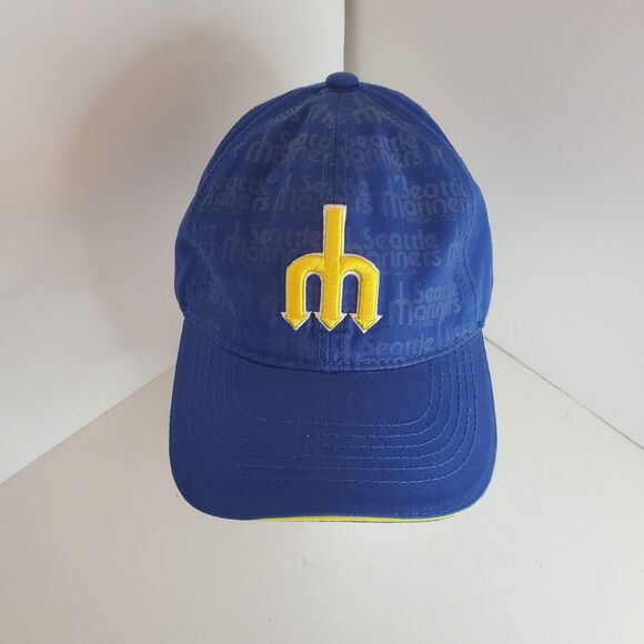 Seattle Mariners Stihl Hat Cap Blue Cooperstown One Size Adjustable Cotton - Picture 1 of 7